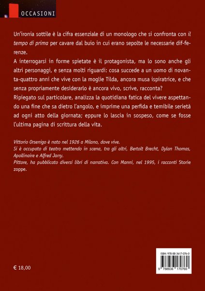 Vittorio Orsenigo L'OLTRAGGIOSA SOPRAVVIVENZA