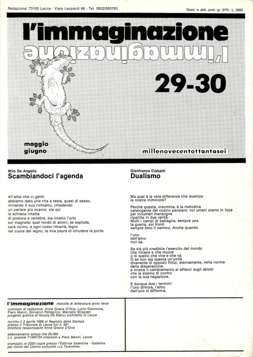 l'immaginazione 29-30