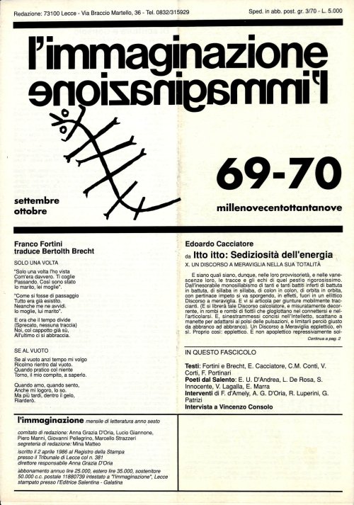 l'immaginazione 69-70