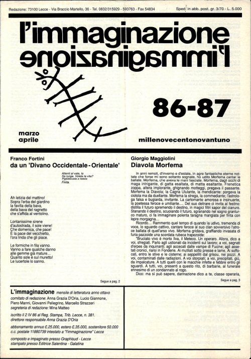 l'immaginazione 86-87